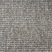 A close-up of a woven fabric swatch with a textured, multi-tonal appearance, featuring threads of light gray, white, and dark brown.