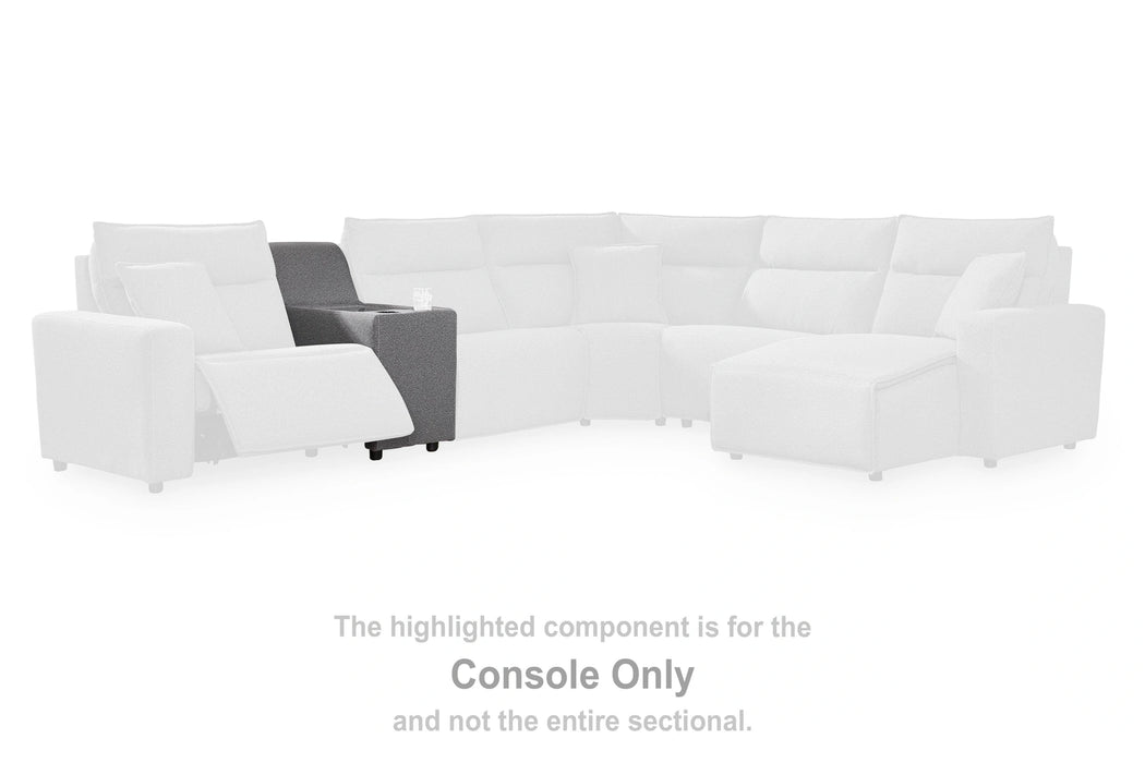 Modmax II Power Reclining Sectional with Chaise and Audio Console
