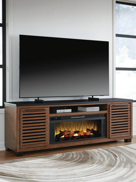 Kallari 84" TV Stand with Electric Fireplace