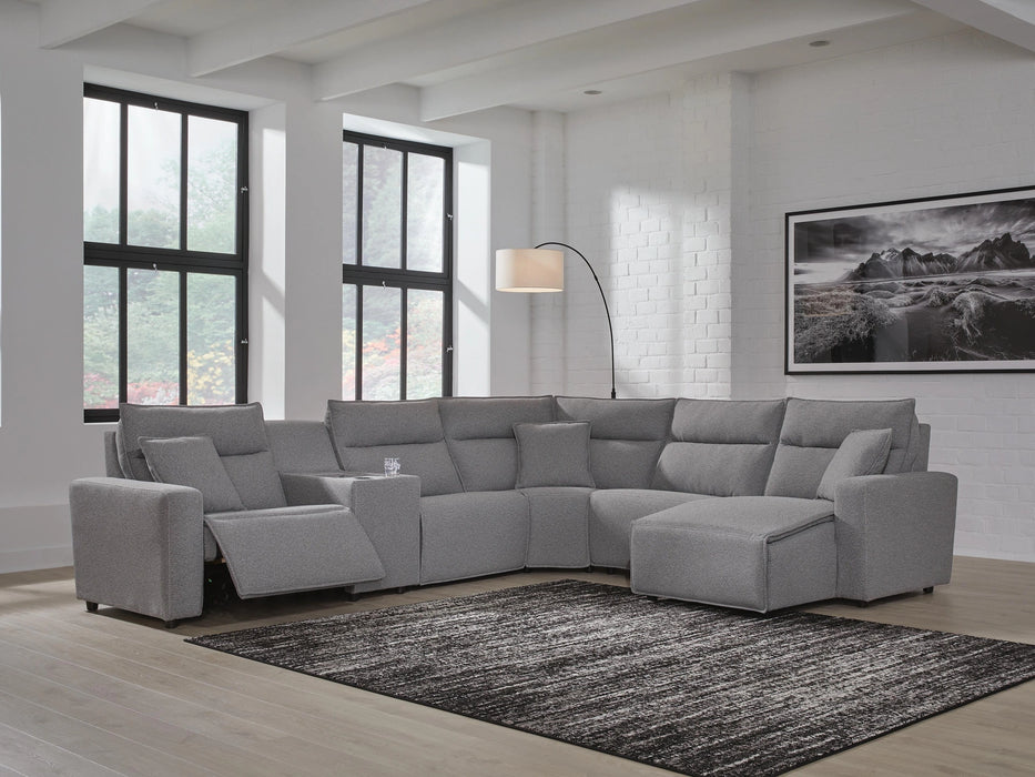 Modmax II Power Reclining Sectional with Chaise and Console
