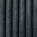 Close-up of a dark gray, plush, ribbed fabric with a soft, fuzzy texture.