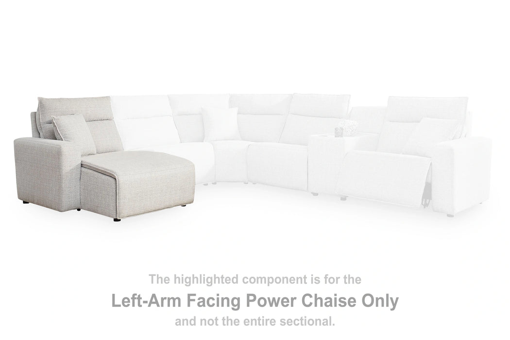 Modmax II Power Reclining Sectional with Chaise and Consoles