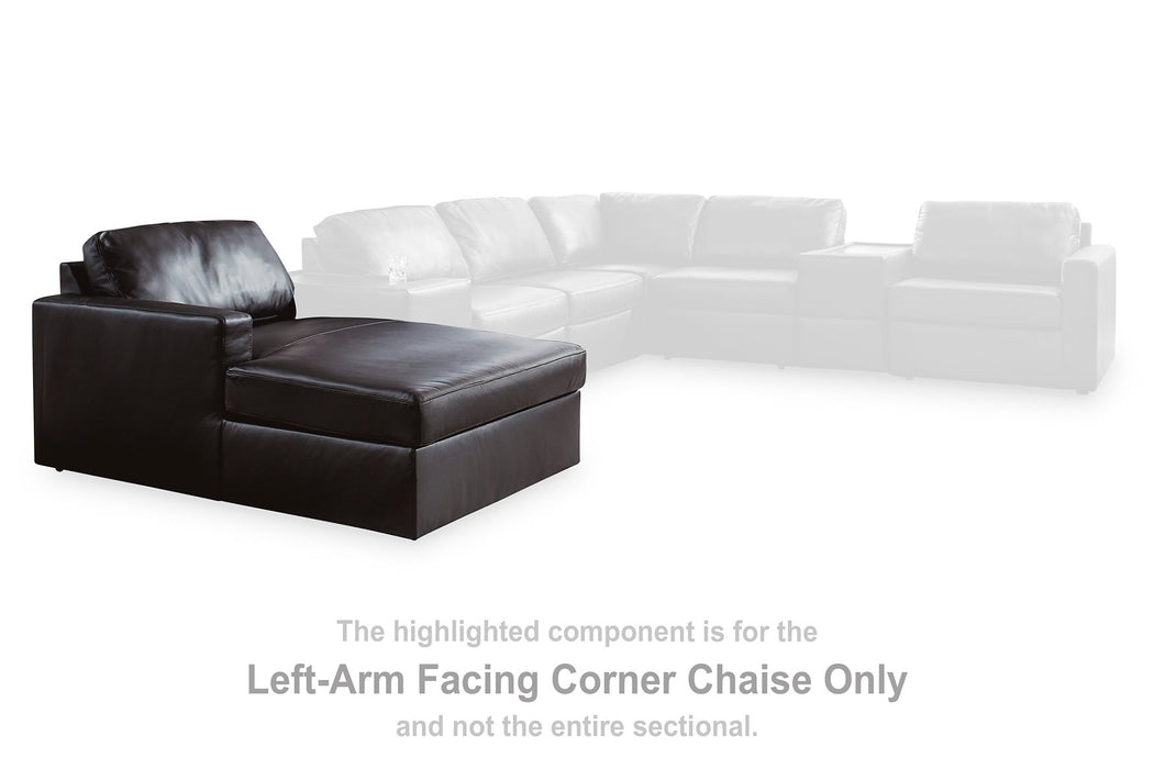 Modmax II Sectional with Chaise and Storage Consoles