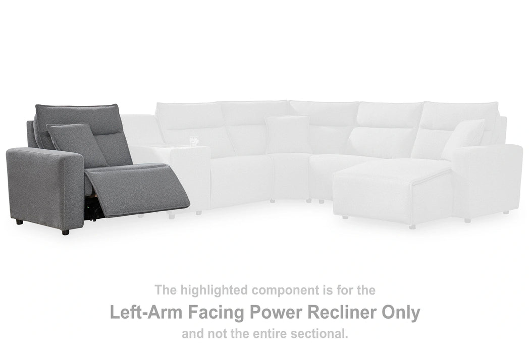 Modmax II Power Reclining Sectional with Chaise and Audio Consoles