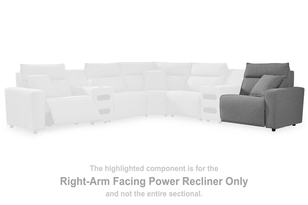 Modmax II Power Reclining Sectional with Consoles