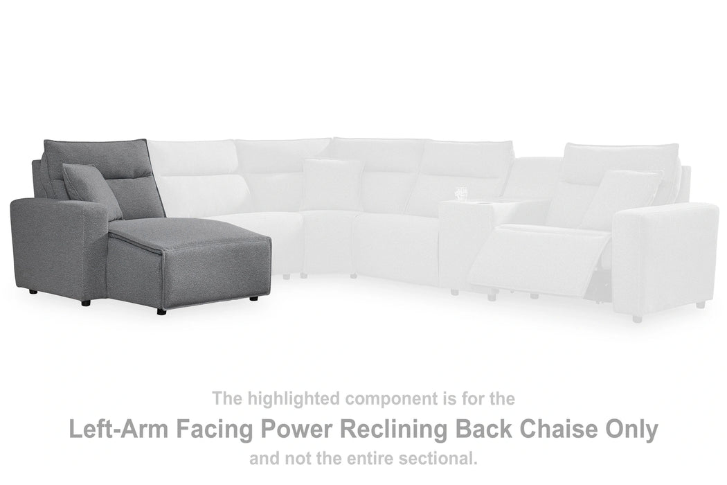 Modmax II Power Reclining Sectional with Chaise and Consoles