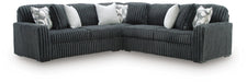 Midnight-Madness Sectional - Gunmetal