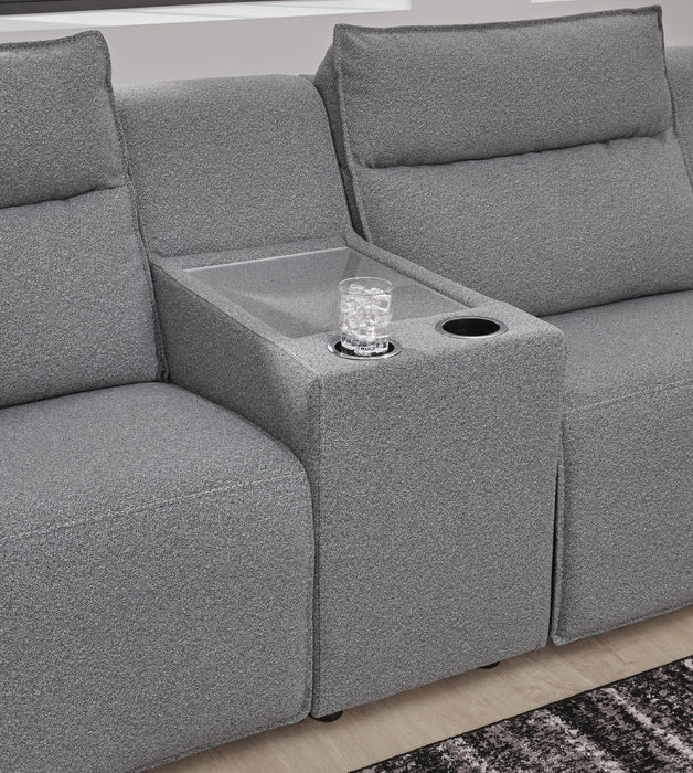 Modmax II Power Reclining Sectional with Chaise and Console